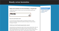 Desktop Screenshot of handy-orten-kostenlos.org